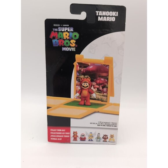 The Super Mario Bros Movie "Tanooki Mario" Mini Figure - Picture 2 of 2